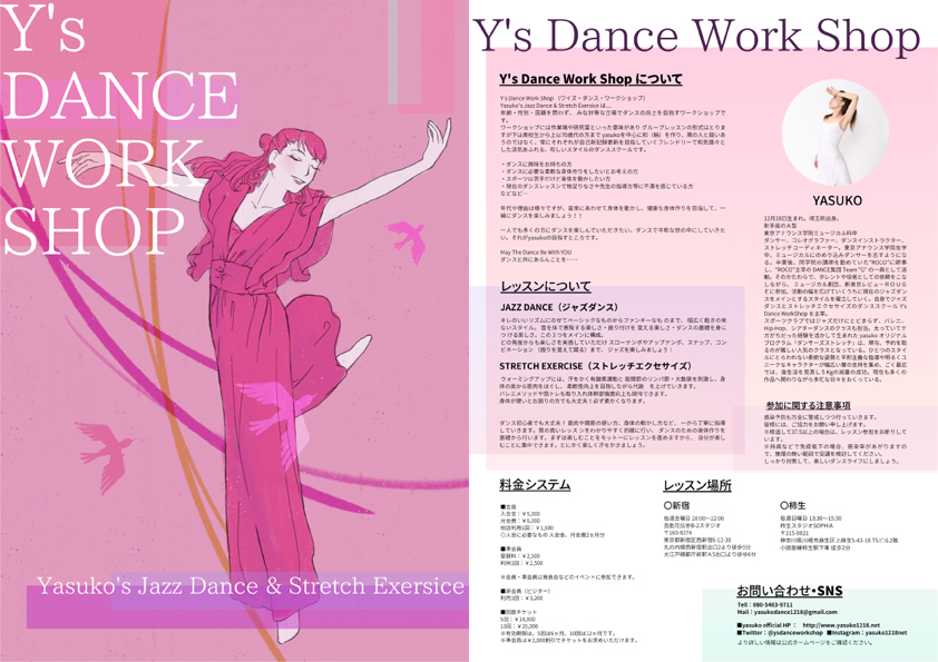 Y's リーフレット